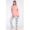 Dámské pyžamo dlouhé Melinda - lososová