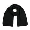 Klasická zimní šála s jednoduchou formou - černá
