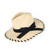 Klobouk letní dámský s černou mašlí