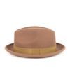Dámský vlněný klobouk s úzkou krempou béžový