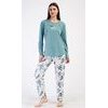 Dámské pyžamo dlouhé Melinda - petrolejová
