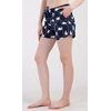 Dámské pyžamové šortky Ovečky - tmavě modrá