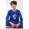 Dětské pyžamo dlouhé Dinosaurus - modrá