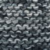 Set pletené čepice se šátkem černá melanž
