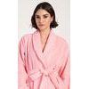 Dámský župan dlouhý se šálovým límcem Karolína - lososová