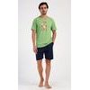 Pánské pyžamo šortky Beer always - zelená