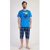 Pánské pyžamo kapri Wild life - modrá