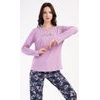 Dámské pyžamo dlouhé Violetta - fialová