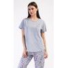 Dámské pyžamo kapri Miana - šedá