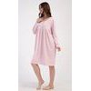 Dámská noční košile s dlouhým rukávem Julie - meruňková