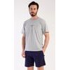 Pánské pyžamo šortky Andreas - šedá