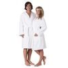 Unisex 3/4 bambusový župan kimono SAUNA bílá