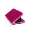 Elegantní velvet peněženka černá