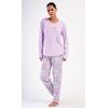 Dámské pyžamo dlouhé Marie - světle fialová