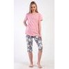 Dámské pyžamo kapri Ovečka - lososová