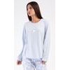 Dámské pyžamo dlouhé Nature lover - světle modrá