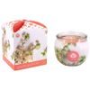 ARÔME Svíčka 90 g, ve skle a flower boxu, Cherry Blossom