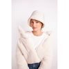 Zimní klobouk - ecru