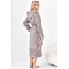 Dámský župan Dolly šedý s puntíky