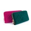 Elegantní velvet peněženka černá