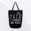 XXL Taška Keep calm černá