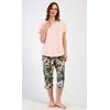 Dámské pyžamo kapri Marie - khaki