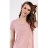 Dámská noční košile s krátkým rukávem Judita - lososová