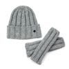 Čepice, rukavice - šedá