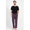 Pánské pyžamové kalhoty Karlos - tmavě modrá