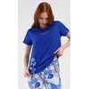 Dámské pyžamo kapri Julie - modrá