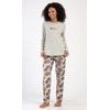 Dámské pyžamo dlouhé Everyday - písková