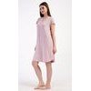 Dámská noční košile s krátkým rukávem Isabela - starorůžová