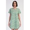 Dámská noční košile s krátkým rukávem Hawaii - zelená