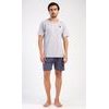 Pánské pyžamo šortky Pedro - šedá