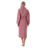 Vaflový župan Esbo do sauny - starorůžová