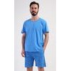 Pánské pyžamo šortky Sebastian - modrá