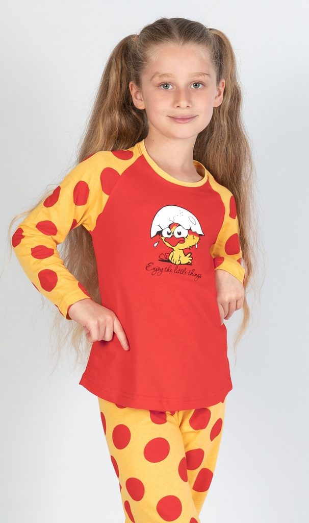 Dětské pyžamo dlouhé Kuře - červená | Vienetta Kids | dívčí pyžama dlouhá |  dívčí pyžama, Dětská pyžama, Dětské | Perfektní Prádlo.cz | Pohodlné noční  prádlo, župany a spodní prádlo pro Váš perfektní den!