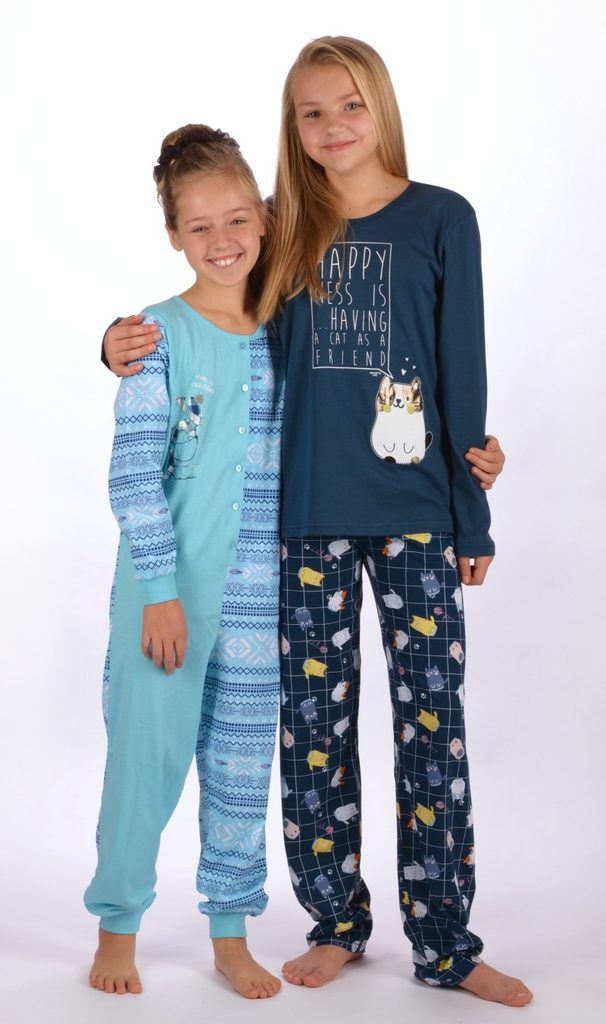 Dětské pyžamo dlouhé Kotě - petrolejová | Vienetta Kids | dívčí pyžama  dlouhá | dívčí pyžama, Dětská pyžama, Dětské | Perfektní Prádlo.cz |  Pohodlné noční prádlo, župany a spodní prádlo pro Váš perfektní den!