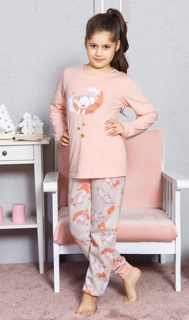 Dětské pyžamo dlouhé Králík velký - meruňková | Vienetta Kids | dívčí pyžama  dlouhá | dívčí pyžama, Dětská pyžama, Dětské | Perfektní Prádlo.cz |  Pohodlné noční prádlo, župany a spodní prádlo pro Váš perfektní den!