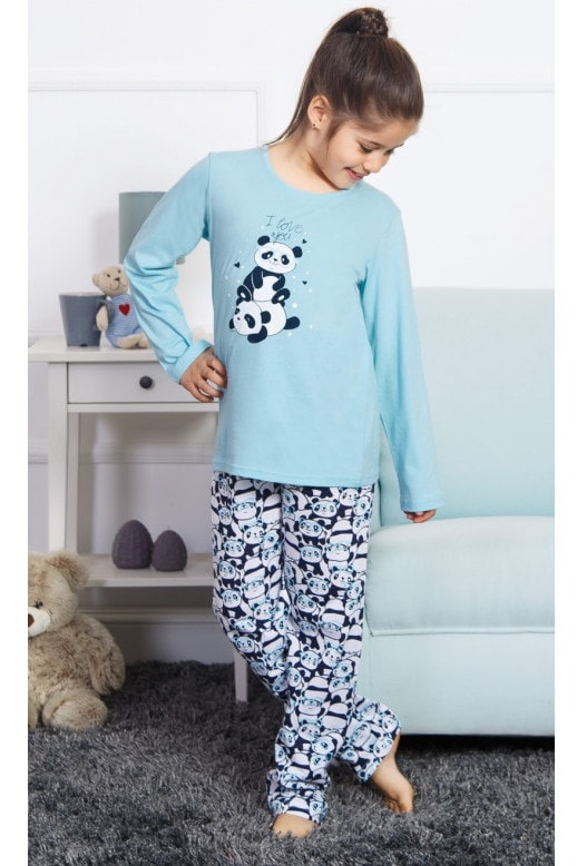 Dětské pyžamo dlouhé Dvě pandy - modrá | Vienetta Kids | dívčí pyžama  dlouhá | dívčí pyžama, Dětská pyžama, Dětské | Perfektní Prádlo.cz |  Pohodlné noční prádlo, župany a spodní prádlo pro Váš perfektní den!