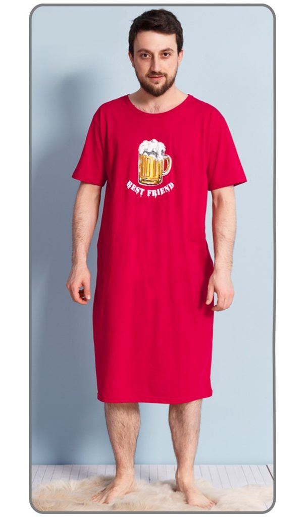 Pánská noční košile s krátkým rukávem Velké pivo - červená | Cool Comics | pánské  noční košile a overaly | Pánská pyžama, Pánské | Perfektne-Pradlo.sk |  ...pro Váš perfektní pocit každý den