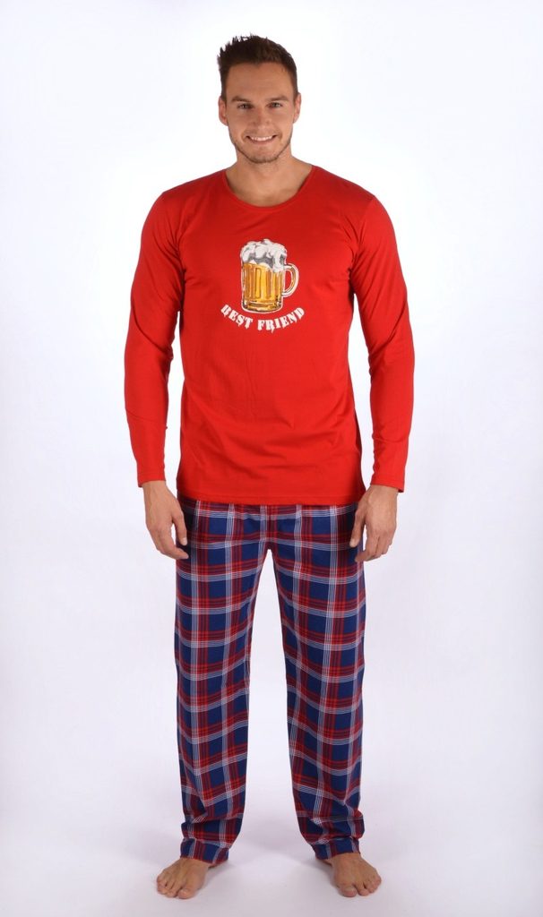 Pánské pyžamo dlouhé Velké pivo - červená | Cool Comics | pyžamá s dlhým  rukávom | Pánske pyžamá, Pánske | Perfektne-Pradlo.sk | ...pro Váš  perfektní pocit každý den