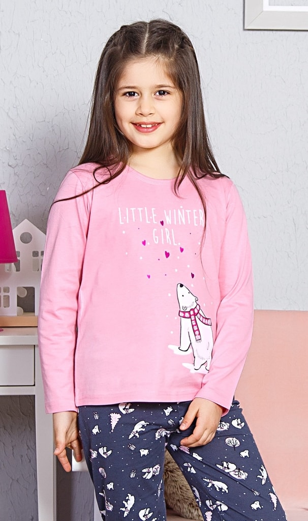 Dětské pyžamo dlouhé Lední medvěd - světle růžová | Vienetta Kids | dívčí pyžama  dlouhá | dívčí pyžama, Dětská pyžama, Dětské | Perfektní Prádlo.cz |  Pohodlné noční prádlo, župany a spodní prádlo pro Váš perfektní den!