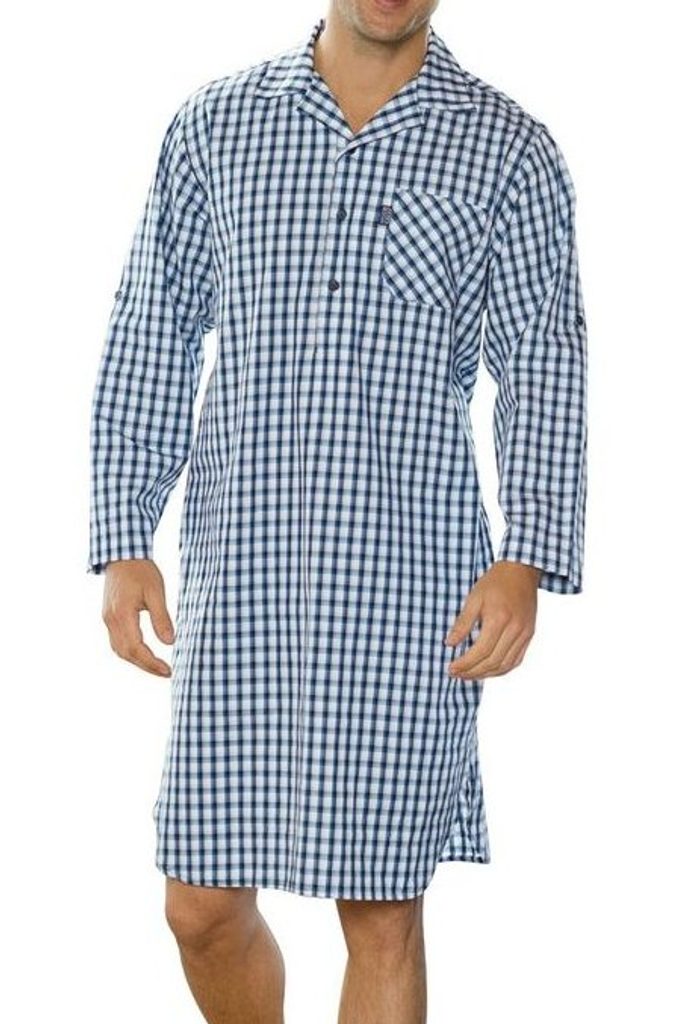 Pánská noční košile JOCKEY MAX s dlouhým rukávem kostkovaná | nočné košele  | Pánske pyžamá, Pánske | Perfektne-Pradlo.sk | ...pro Váš perfektní pocit  každý den