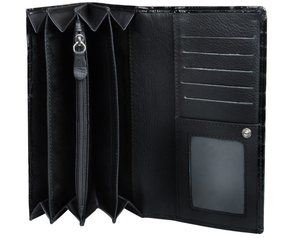 Dámská černá kožená peněženka Black V-102/2-1 | Lagen | dámské peněženky |  peněženky, Doplňky | Perfektní Prádlo.cz | Pohodlné noční prádlo, župany a  spodní prádlo pro Váš perfektní den!