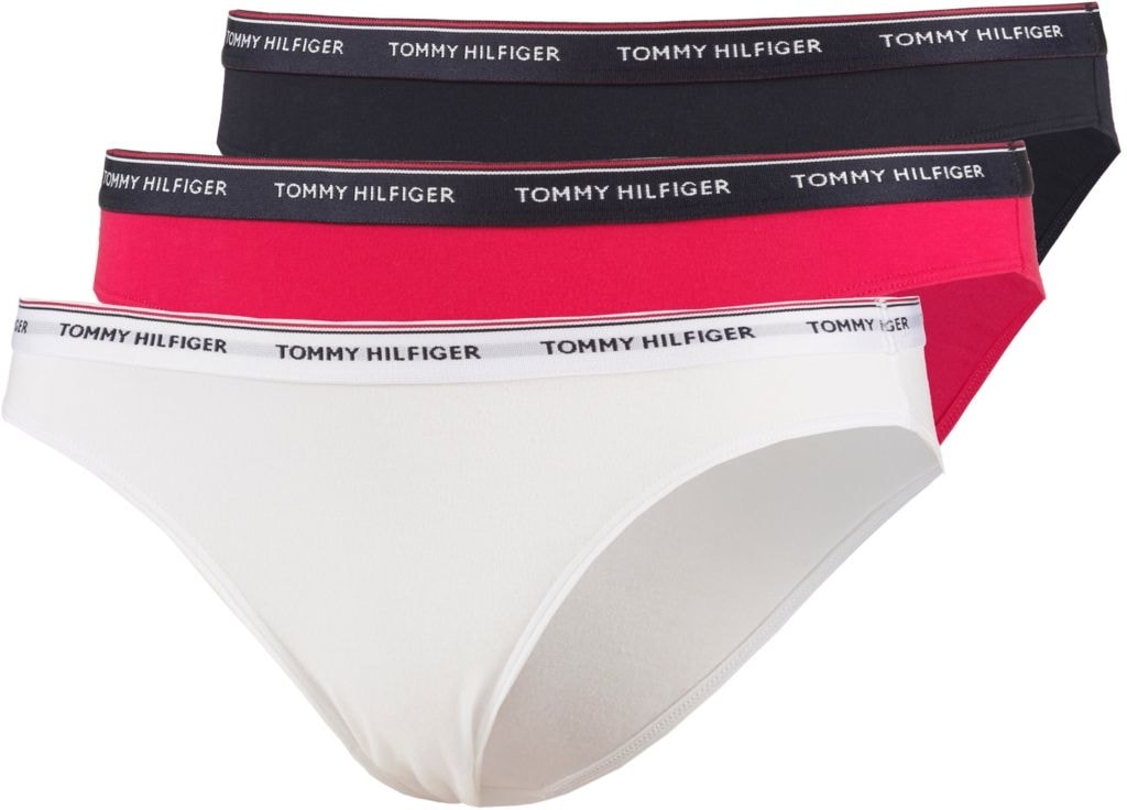 Dámské kalhotky TOMMY HILFIGER Essentials 3pack bikini modrá/červená/bílá | TOMMY  HILFIGER | klasické kalhotky | Kalhotky, Dámské | Perfektní Prádlo.cz |  Pohodlné noční prádlo, župany a spodní prádlo pro Váš perfektní den!