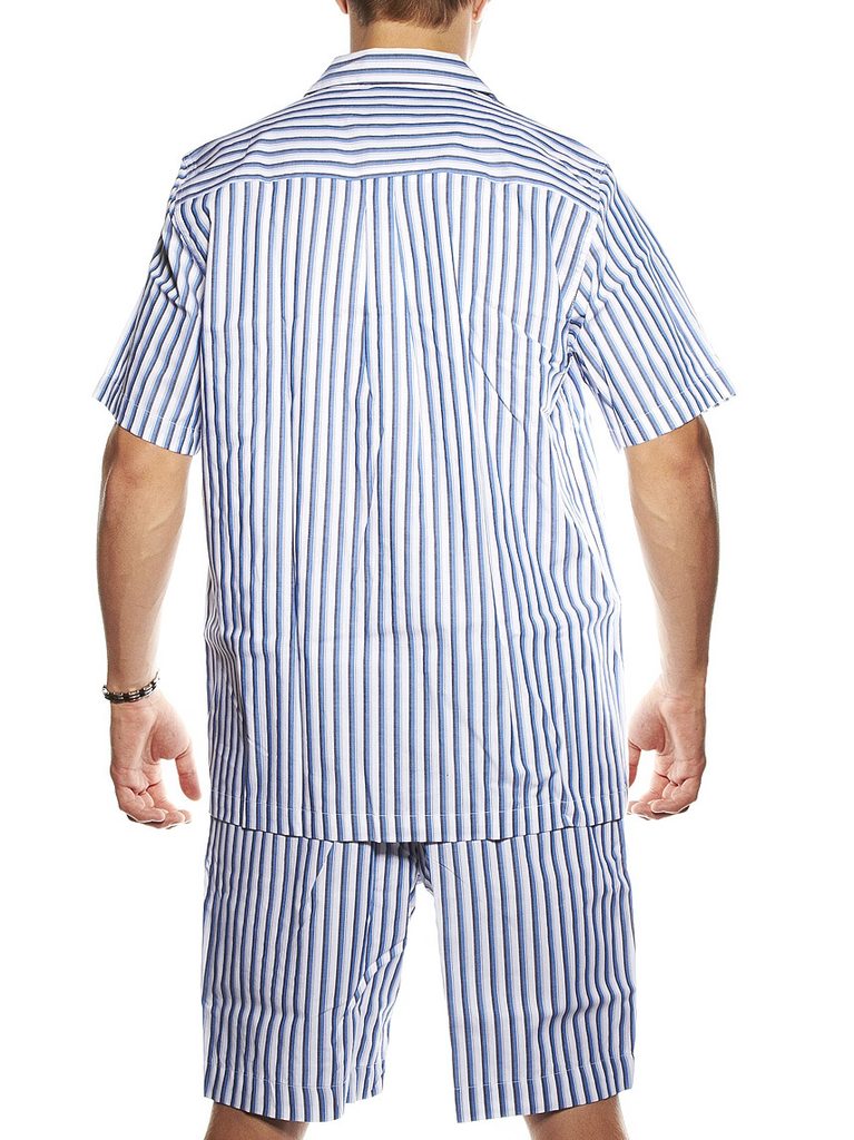 Pánské pyžamo JOCKEY 50081 pruhované | JOCKEY | pyžama s krátkým rukávem |  Pánská pyžama, Pánské | Perfektní Prádlo.cz | Pohodlné noční prádlo, župany  a spodní prádlo pro Váš perfektní den!