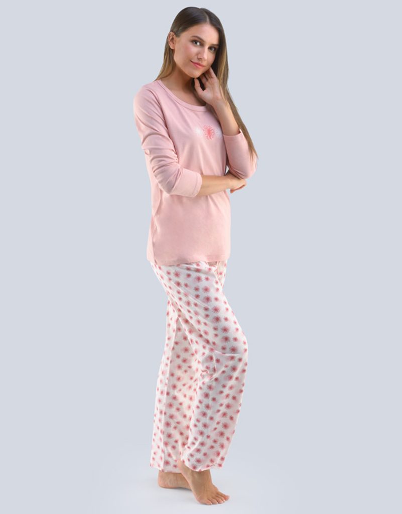GINA dámské pyžamo dlouhé dámské, šité, s potiskem Pyžama 2020 19111P -  jogurtová fruktóza | GINA | dlouhá pyžama | Dámská pyžama, Dámské |  Perfektní Prádlo.cz | Pohodlné noční prádlo, župany a