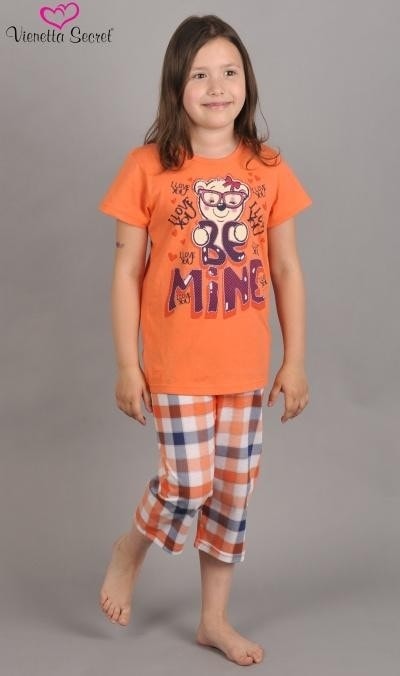 Dětské pyžamo kapri Méďa Vienetta Secret Mine - oranžová | Vienetta Secret  | dívčí pyžama krátká | dívčí pyžama, Dětská pyžama, Dětské | Perfektní  Prádlo.cz | Pohodlné noční prádlo, župany a spodní
