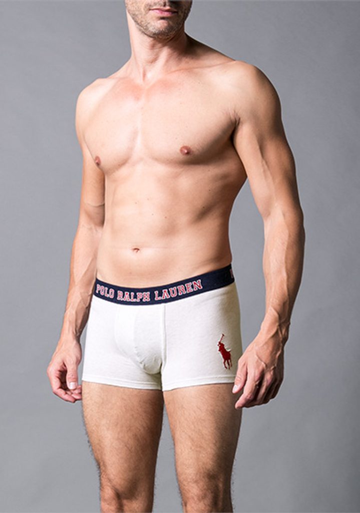 Pánské boxerky POLO RALPH LAUREN cream melange - M